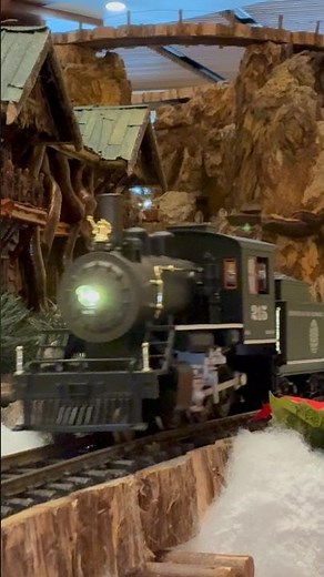 Jingle Rails logging train at the Eiteljorg Museum