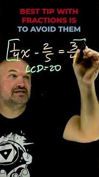 Best Tip With Fractions is to Avoid Them