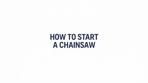Follow these easy steps to assist you with starting your chainsaw safely and efficiently. | Husqvarna
