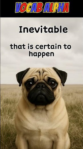 What does "Inevitable" mean? | Learn English Vocabulary