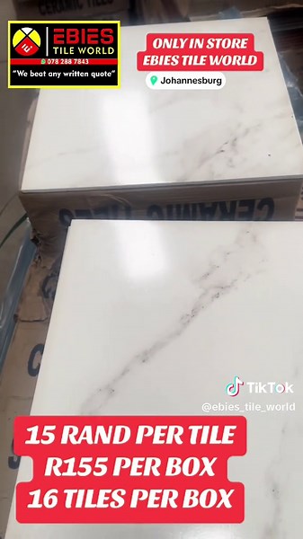 EBIES TILE WORLD (DEVLAND,JHB) on TikTok