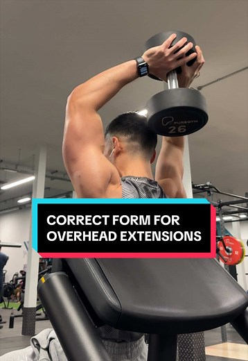Dumbbell Overhead Extensions: Correct Form Guide