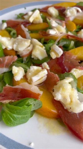 Ensalada nectarina y jamón 🥗