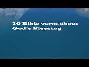 ✨ 10 Bible Verses About God’s Blessings | Receive His Favor and Abundance