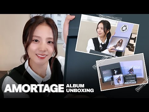 JISOO - 'AMORTAGE' ALBUM UNBOXING