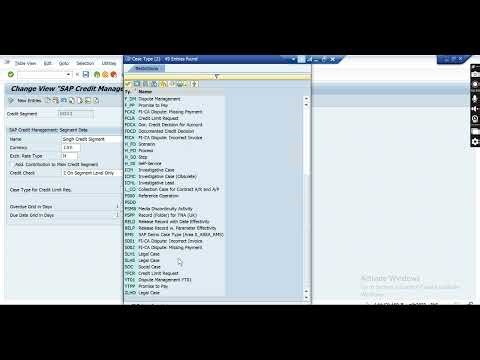 Credit Management in S4 HANA