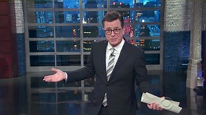 Stephen Colbert celebrates 'Comey Testimony Eve' by creating an attack ad against an audience member