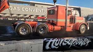 Big rig burnout at Sema | Rick Pierce
