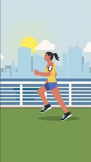 INSANE 2D Animation of a Girl Running on the River Bank