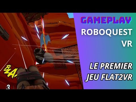 Gameplay: ROBOQUEST VR - A VERY well-done VR port! (Steam VR)
