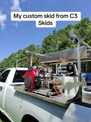 Custom Pressure Washing Skid Review from C3 Skids