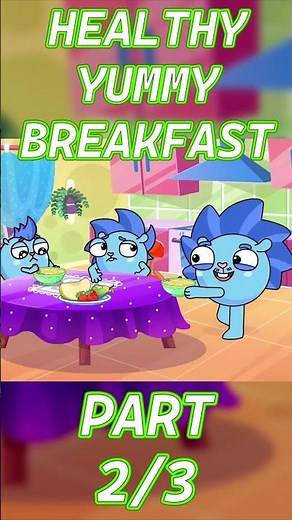 Healthy yummy breakfast 🥐 PART 2 🐨 Kids songs and nursery rhymes #forkids #preschool #educational