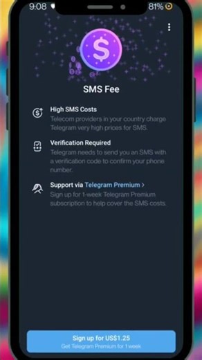 Fixed Telegram SMS Fee Problem | Login without charges