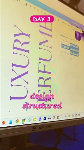 Day 3 Canva Progress | How Spacing Improves Design | Beginner Design Tips