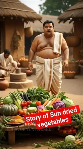 How sunlight preserved vegetables in Ancient Times: Sun-dried vegetables #foodpreservation #india
