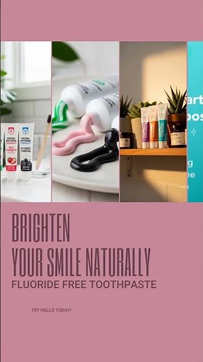 Brighten teeth naturally and fluoride free