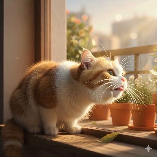 Amazing Cat! Its Cake-Licking Moves Will Melt Your Heart