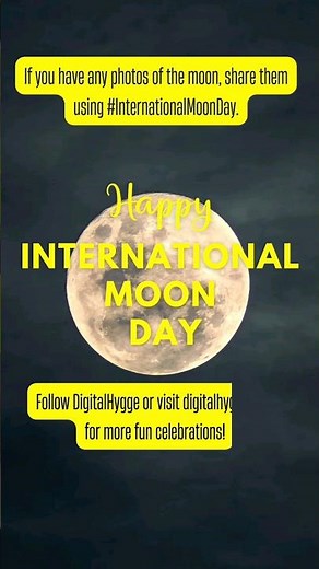 International Moon Day 🌌 🚀 #moonday #spaceexploration