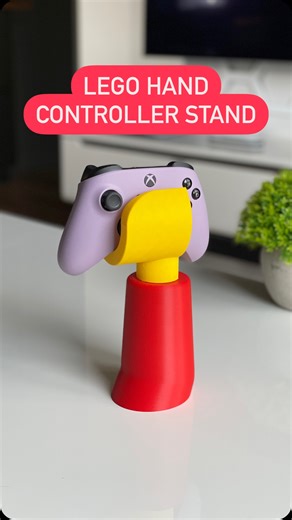 lusprints on Instagram: "A minifigure hand that will grab almost any controller 🔴🎮 ➡️ Stl and commercial license available on Thangs. Links are in bio! ⬅️ #3dprinting #3dprinted #lusprints #stl #thangs #patreon #3dmodeling #3dprinter #3dprintingshop @thangs3d"