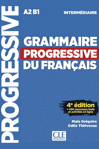 Grammaire progressive du français, Niveau intermédiaire. 4e édition: Schülerbuch   Audio-CD   Online | Klett Sprachen