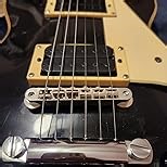 Musiclily Pro 52mm ABR-1 Tune-o-matic Bridge for Epiphone Les Paul SG Style Electric Guitar, Black