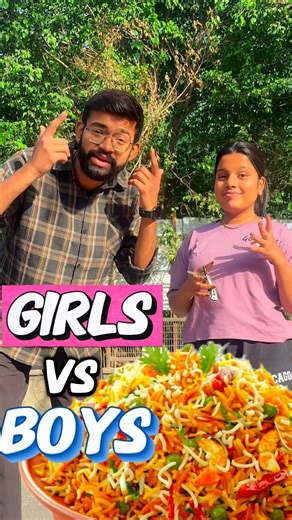 Girls Vs Boys🔥 #trending #ytshorts #food