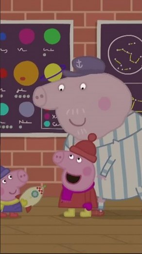 Peppa Pig Makes a Wish on a Shooting Star! 💫 #peppapig #shorts