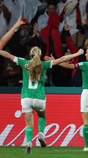 Our view of Katie McCabes' goal against Canada from our seats! Huge 2nd half now #Coygig #Irelandfootball #katiemccabe #womensworldcup #football | Irish Football Fan TV