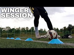 Normal Session as a winger / Individual Training Session to improve your touches and finishing