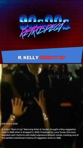 R. Kelly ft. Wysin & Yandel Burn It Up – 2005 R&B meets reggaetón. A club anthem that lit up dance floors from Chicago to Puerto Rico. #RKelly #2000sRNB #2000s #fblifestyle #videooftheday #throwback | Retrospect 90s 00s