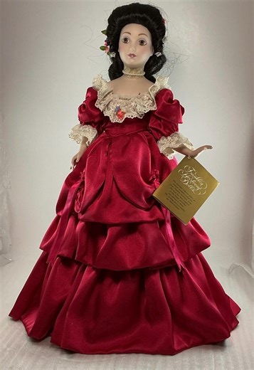 Vintage Franklin Heirloom 17" Doll Joanna - Musical - the Blue Danube Waltz - 1985 - Etsy