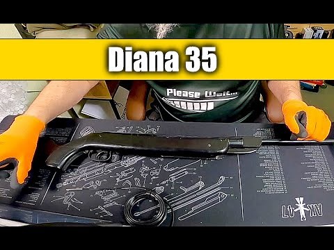 🇩🇪 Luftgewehr: Diana 35 von 1972.