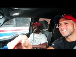 GIVING HOMELESS MAN JOB FOR THE DAY (DENNIS ROADY)