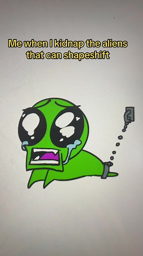 Chop chop gnarpie😐 #alien #gnarpy #area51 #oc #persona #art #digitalart #artistsoftiktok #arttok #foryoupage #foryou #fyp #fypシ #miguelohara