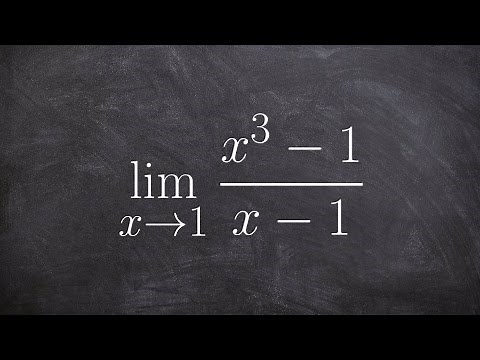 Evaluating a limit by factoring difference of two cubes