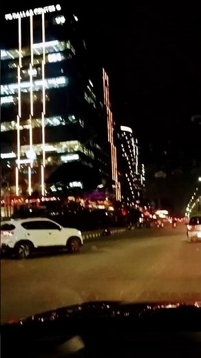 City Lights of Hyderabad at Night #travel #shorts #hyderabadcity