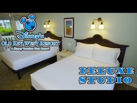 Old Key West Deluxe Studio Room Tour - Disney Vacation Club