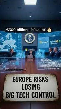 EU vs. US: Tech War 💥 Digital Sovereignty Now?