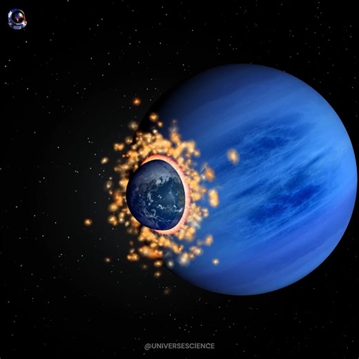 213K views · 1.2K reactions | What If Earth Hits Neptune #UniverseScience | Universe Science | Facebook
