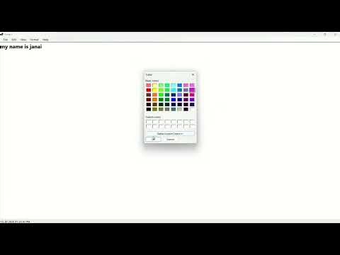 First project in c# : Notepad