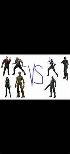Star-Lord, Gamora, Drax And Groot Vs Nebula, Korath and Sakaarans