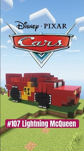I build your comments 107 | Lightning McQueen in Minecraft