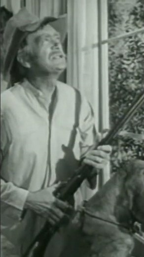 Uncle Jed Plays Possum. #beverlyhillbillies #jedclampett