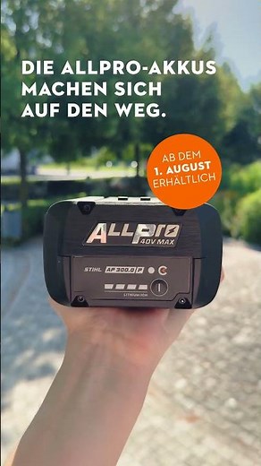 STIHL | ALLPRO-Akkus machen sich auf den Weg