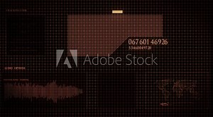 Hi-Tech user interface head up display for background computer desktop screen display network loading screen interface for different projects.