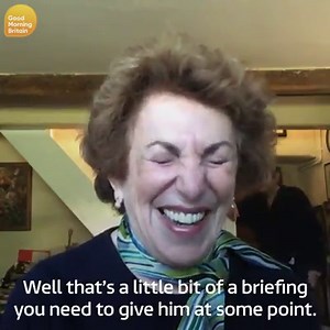 'Does he think this is a telephone call and he is strangely invisible?' There was a very unexpected guest lurking in the background when Edwina Currie joined us on GMB. | Good Morning Britain