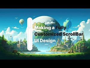 Making a Fully Customized ScrollBar UI Design with Avalonia #avaloniaui #coding #csharp #uidesign