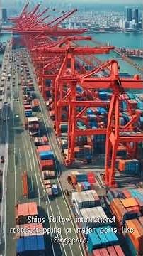 How Shipping Works | Inside Global Trade and Container Transport #howitworks #facts #shipping