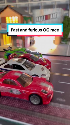 Fast and Furious Race: Brian Oconner Vs Toretto Hot Wheels