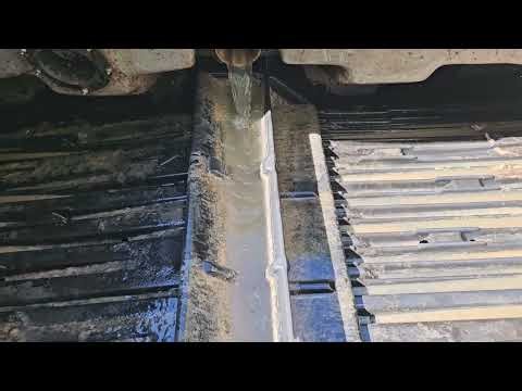 This Septic System Tips on Purpose (And Here’s Why) - Eco Flo Peat Moss Tipping Tray in Action